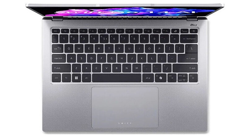 Laptop Acer Swift Go 14 AI SFG14-75-765M (Intel Core Ultra 7 258V, 32GB DDR5X, 512GB, 14 Inch FHD+, OLED, Win 11, Xanh) - NX.JNBSV.004