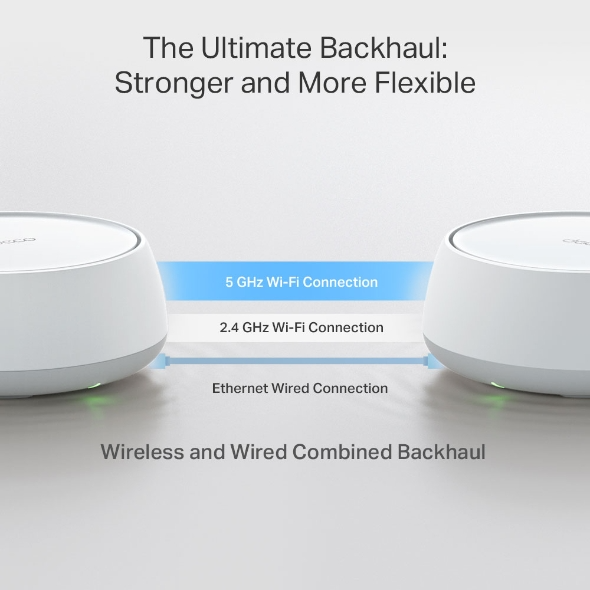 Bộ Phát Wi-Fi Mesh TP-Link Deco BE25 (Wi-Fi 7, BE5000, băng tần kép, 2 cổng 2.5Gbps)