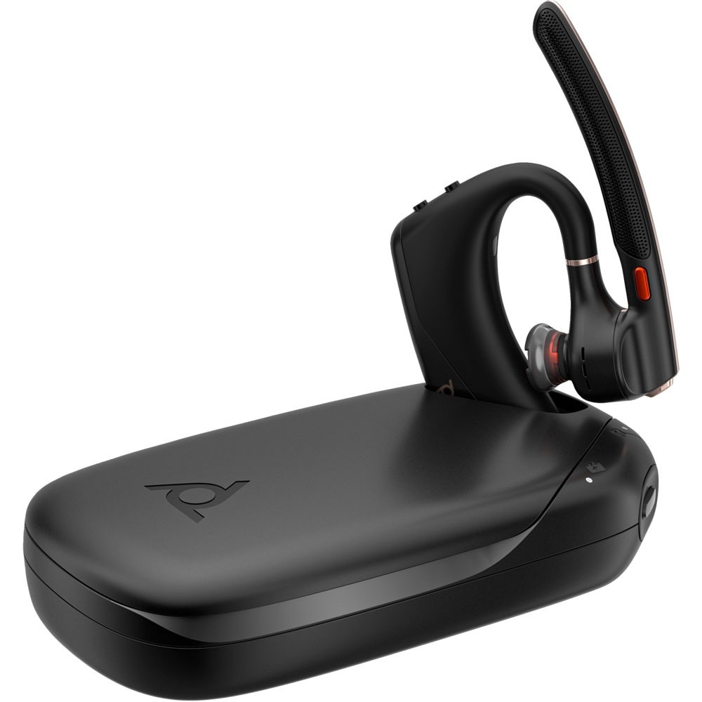 Tai nghe không dây mono Poly Voyager Legend 50-M UC Microsoft Teams AJ8V4AA (Bluetooth, NoiseBlockAI, kèm hộp sạc và BT700 USB-C)