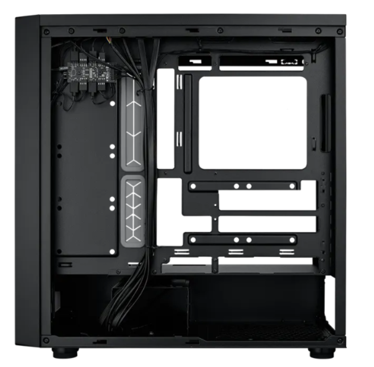 Case Cooler Master MasterBox 600 Black sẵn 4 Fan Led