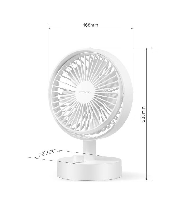 Quạt  KHÔNG DÂY để bàn Stepless PISEN-F15 (HJ-F16)