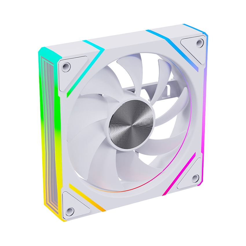 Quạt tản nhiệt MAGIC Snow Man F-125 ARGB Black/ White ( FAN NGƯỢC GIÓ )