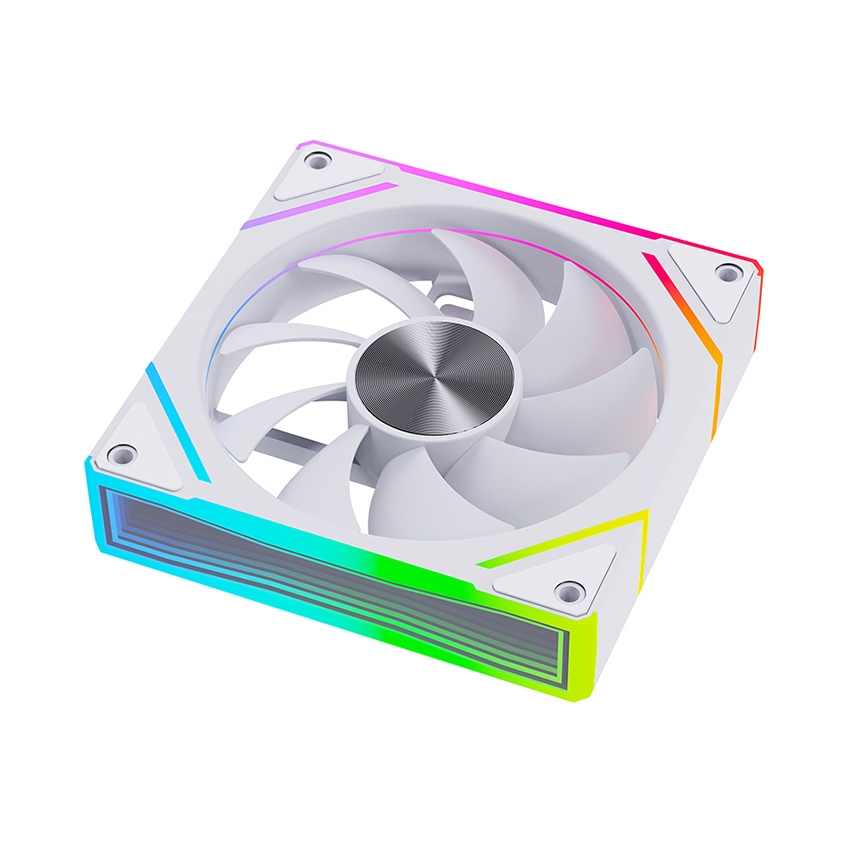 Quạt tản nhiệt MAGIC Snow Man F-125 ARGB Black/ White ( FAN NGƯỢC GIÓ )