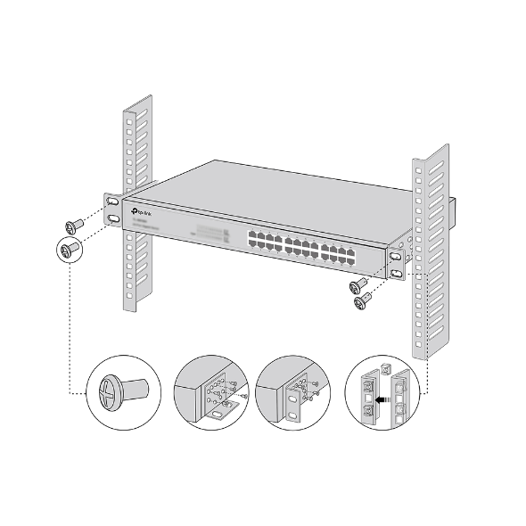 19-inch Switches Rack Mount Kit RackMount Kit-19