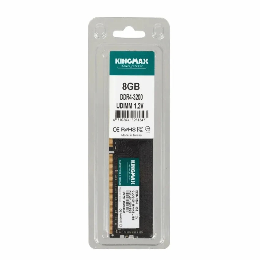 RAM PC Kingmax 8GB DDR4 3200MHz (1x8GB, UDIMM, 1.2V)