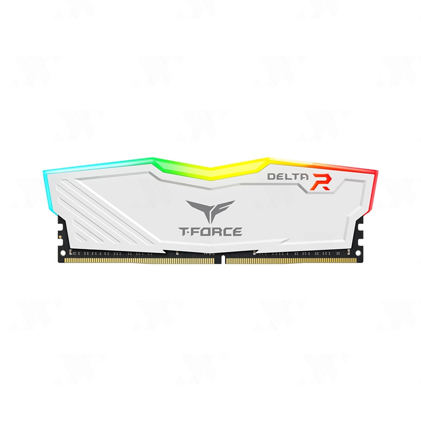 RAM PC TEAMGROUP T-Force DELTA RGB 8GB (1x8GB) DDR4 3200MHz Black/White