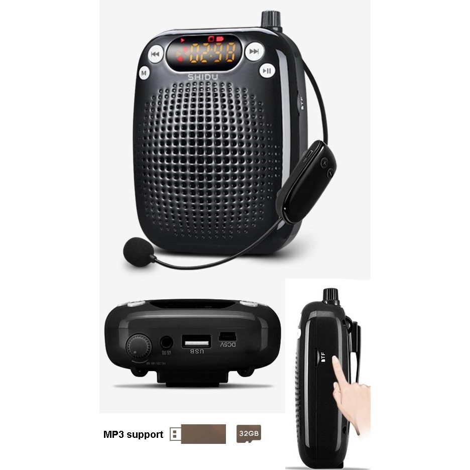 Máy trợ giảng Shidu SD-S611 (10W, UHF, 2000mAh)