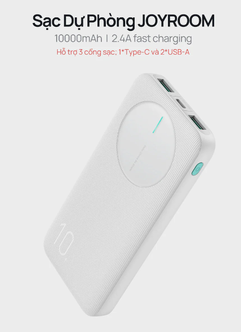 Sạc Dự Phòng JOYROOM 10000mAh JR-PBF12