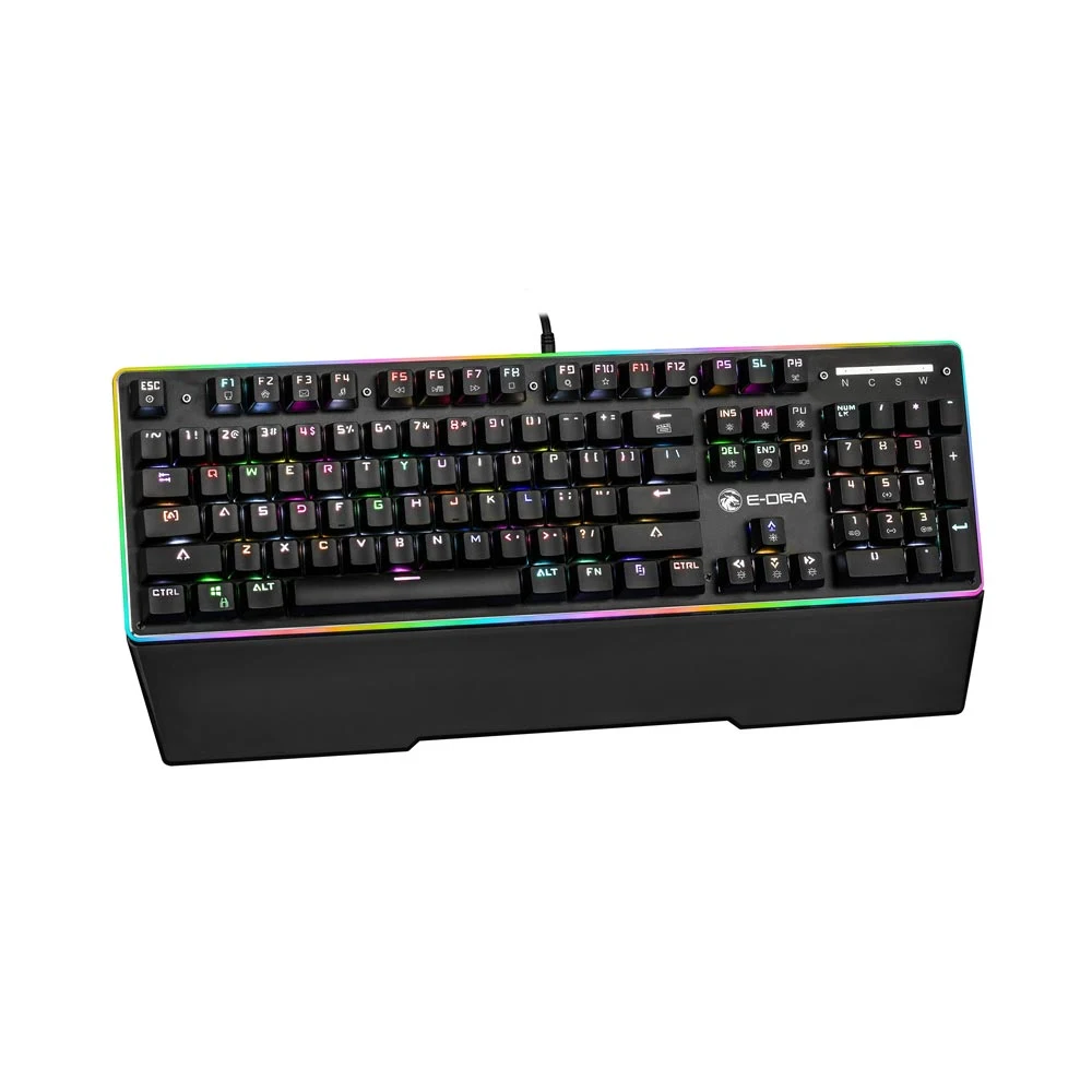 Bàn phím cơ E-DRA EK308 RGB màu đen
