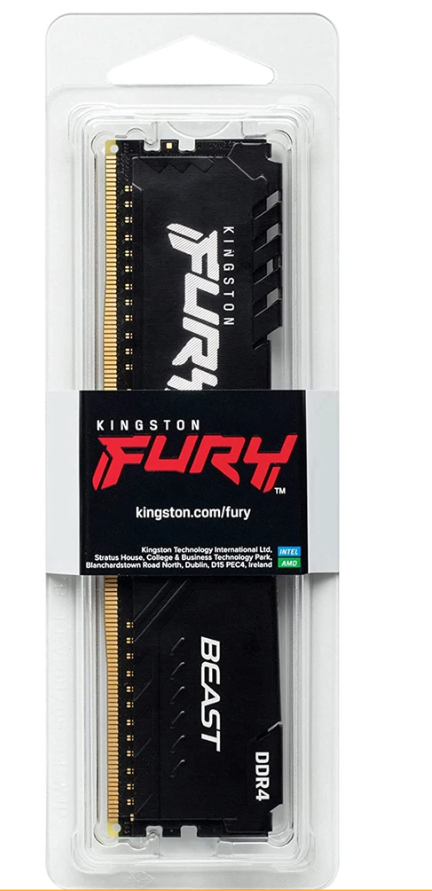 Kingston Fury Beast 8 GB 3600 MHz DDR4 CL17 Desktop Memory Single Module KF436C17BB/8
