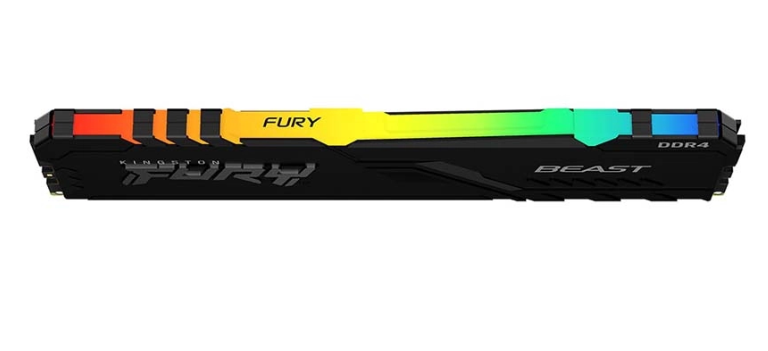 Ram PC Kingston Fury Beast RGB 8GB 3200MHz DDR4 KF432C16BBA/8