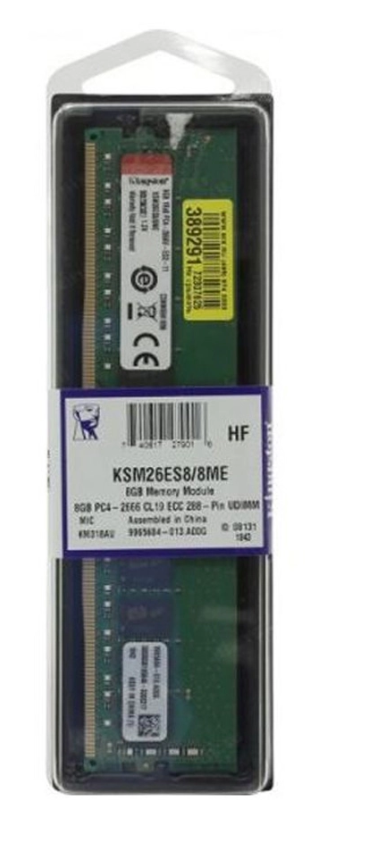 Kingston DDR4 16GB 2666 Mhz ECC CL19 DIMM 1Rx8 Hynix C  KSM26ES8/16HC