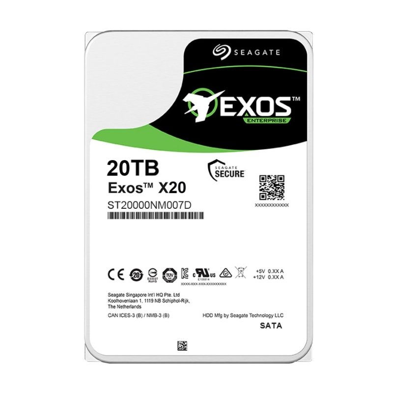 Seagate Exos X24 ST20000NM002H (20TB HDD, 3.5 inch, SATA 6Gb/s, 7200rpm, 512MB)