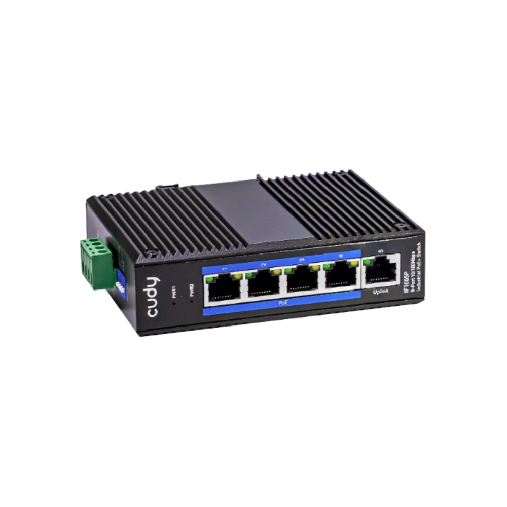 Switch PoE công nghiệp Cudy IF1005P 5 Port Fast Ethernet 120W