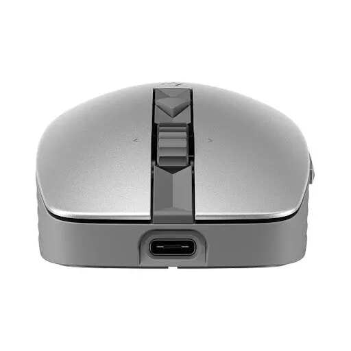 Chuột không dây HP 710 Rechargeable Silent 6E6F1AA (Bluetooth 5.3, 2.4GHz, 3000 DPI, 7 nút, bạc)