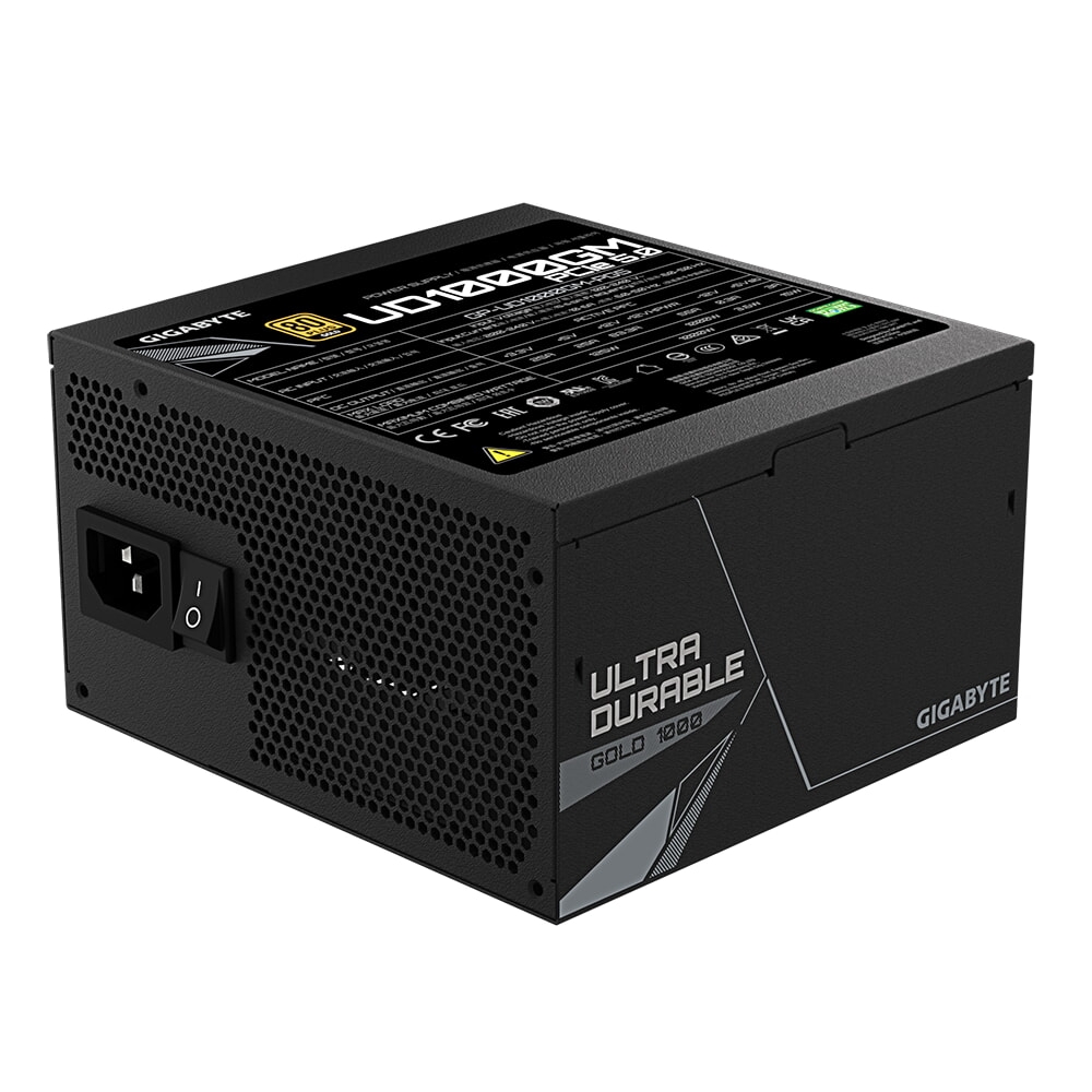 Nguồn máy tính Gigabyte UD1000GM PG5 1000W (80 PLUS Gold, PCIe 5.0, Full Modular) - GP-UD1000GM PG5