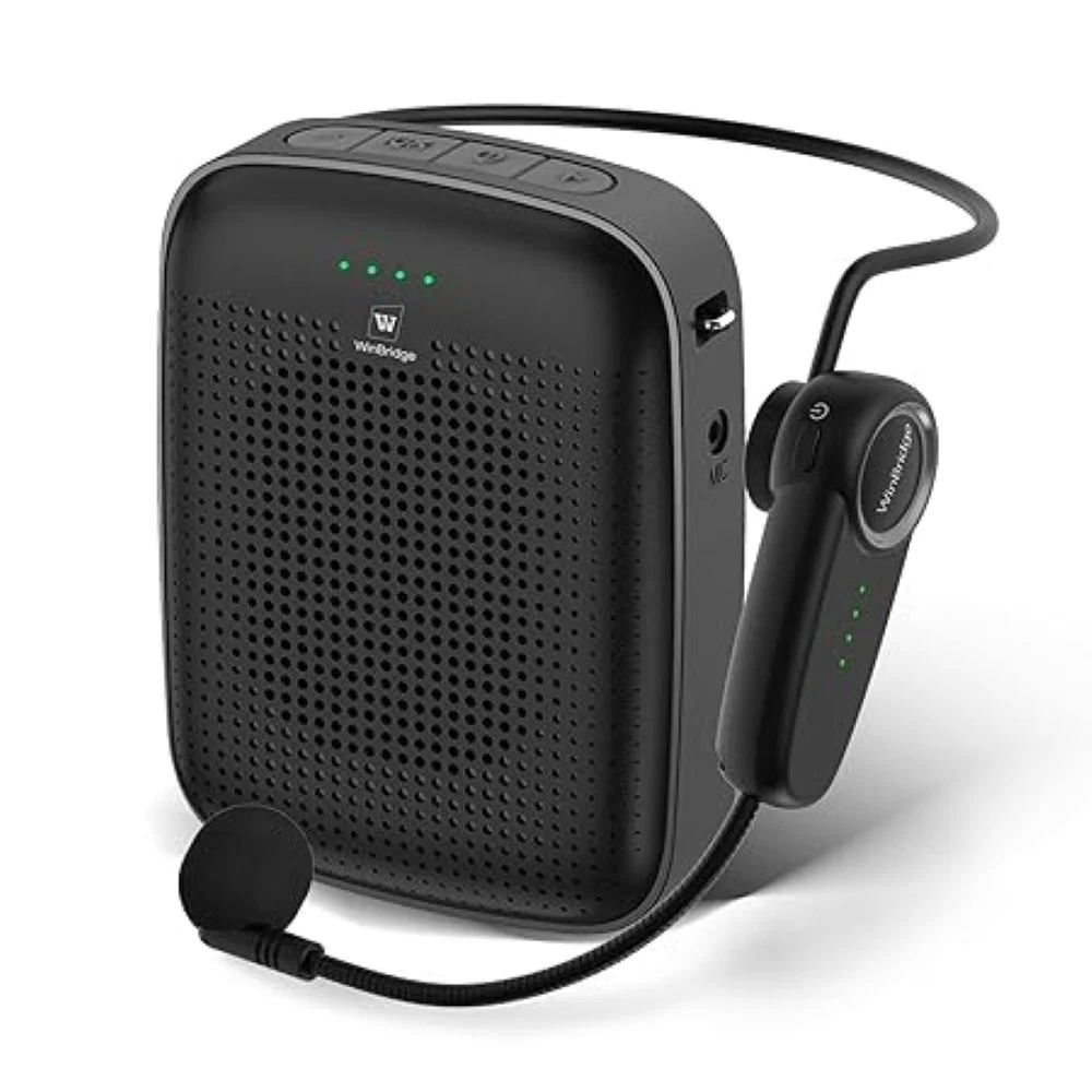 Loa trợ giảng WinBridge WB002 (15W, Wireless Voice Amplifier, Bluetooth, Micro không dây)
