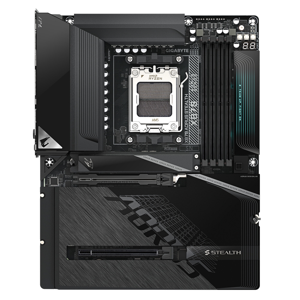 Mainboard Gigabyte X870 AORUS STEALTH (AMD X870, AM5, DDR5, Wi-Fi 7, ATX)