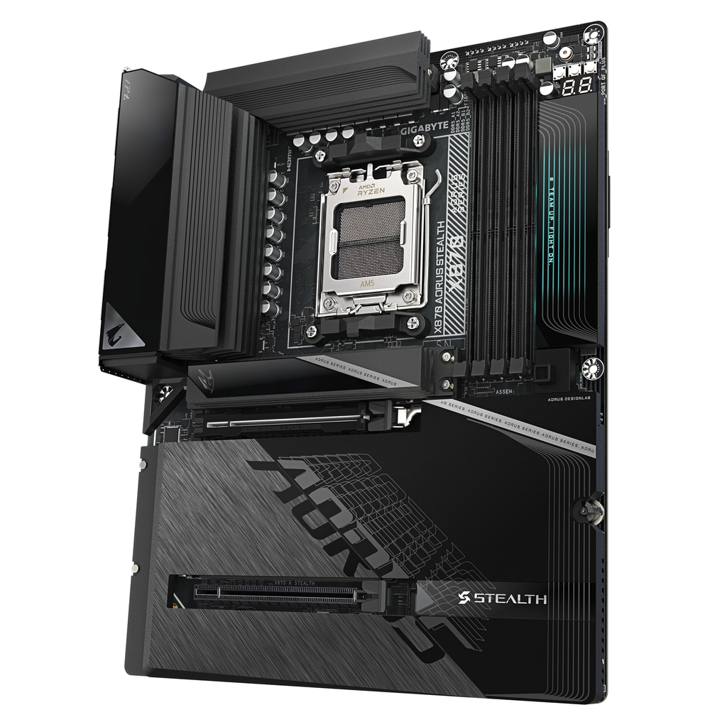 Mainboard Gigabyte X870 AORUS STEALTH (AMD X870, AM5, DDR5, Wi-Fi 7, ATX)