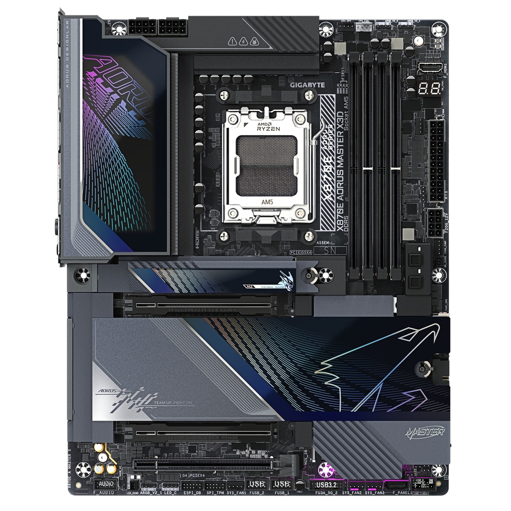 Mainboard Gigabyte X870E AORUS MASTER X3D (AMD X870E, AM5, DDR5, ATX, Wi-Fi 7)