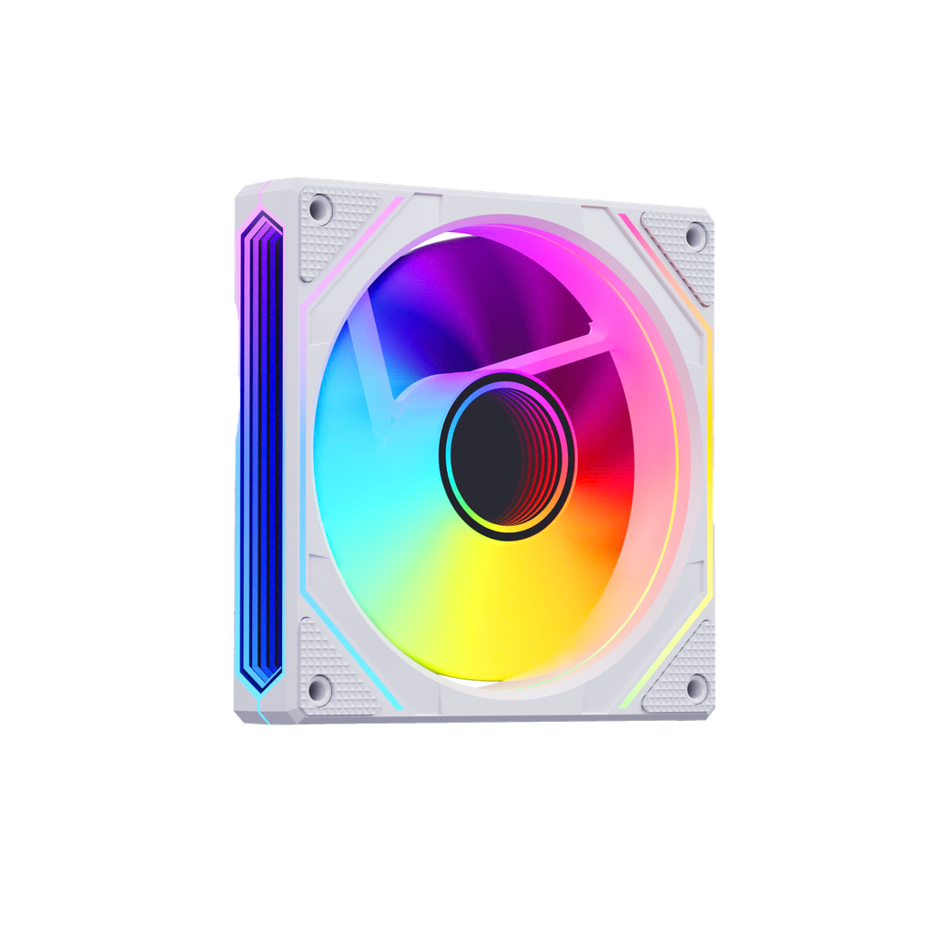 MAGIC SNOMAN F-135 BLAKC/ WHITE ARGB 3 MẶT GƯƠNG ( FAN NGƯỢC GIÓ )