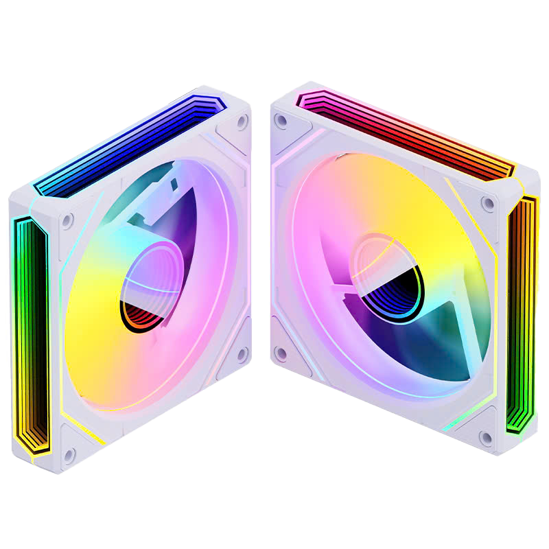 MAGIC SNOMAN F-135 BLAKC/ WHITE ARGB 3 MẶT GƯƠNG ( FAN NGƯỢC GIÓ )