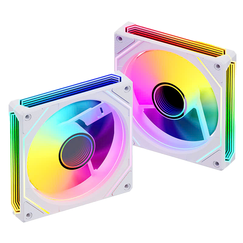 MAGIC SNOMAN F-135 BLAKC/ WHITE ARGB 3 MẶT GƯƠNG ( FAN NGƯỢC GIÓ )