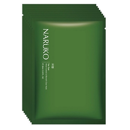 Mặt Nạ Kiểm Soát Dầu Và Mụn Naruko Tràm Trà Bản Đài - Tea Tree Shine Control And Blemish Clear Mask (8 Miếng / Hộp)
