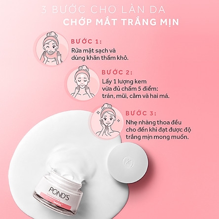 Kem Sữa Dưỡng Trắng Nâng Tông Pond'S White Beauty (50g)