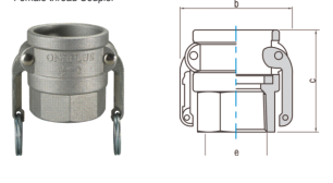 Khớp nối ống khóa lẫy kiểu D - Camp lock Coupling