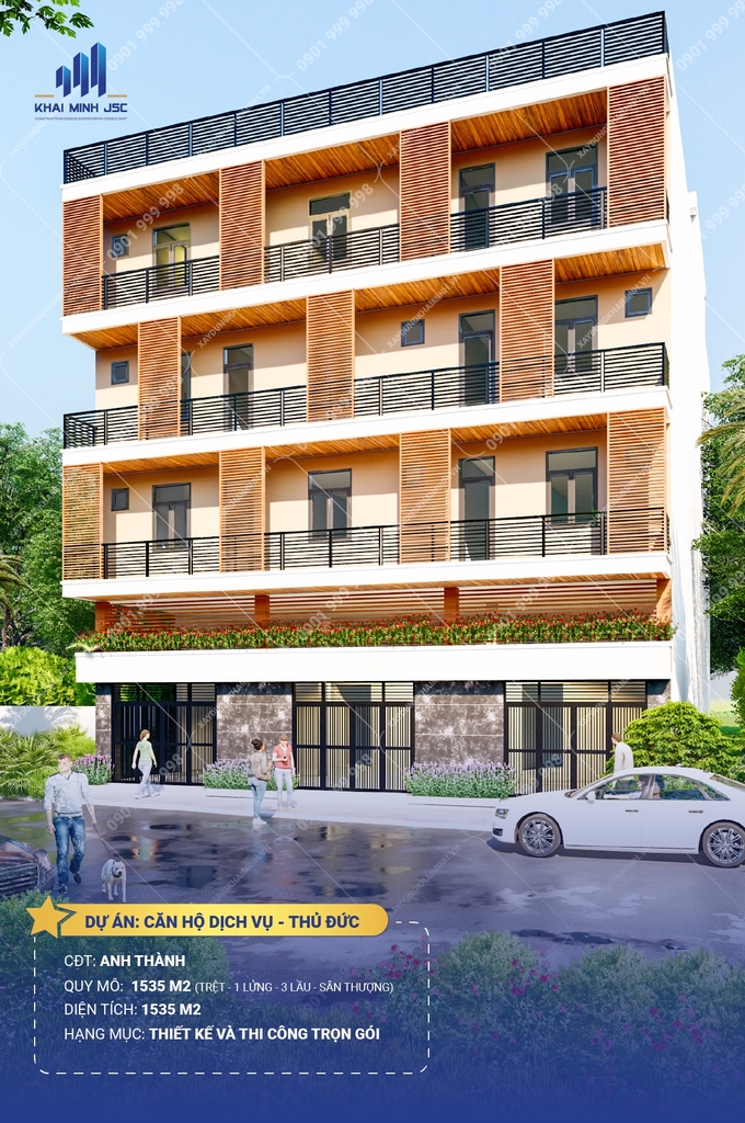Căn hộ dịch vụ tại Thủ Đức  Công Ty Thiết Kế Xây Dựng Khải Minh  Hưng  Thịnh Khải Minh Group