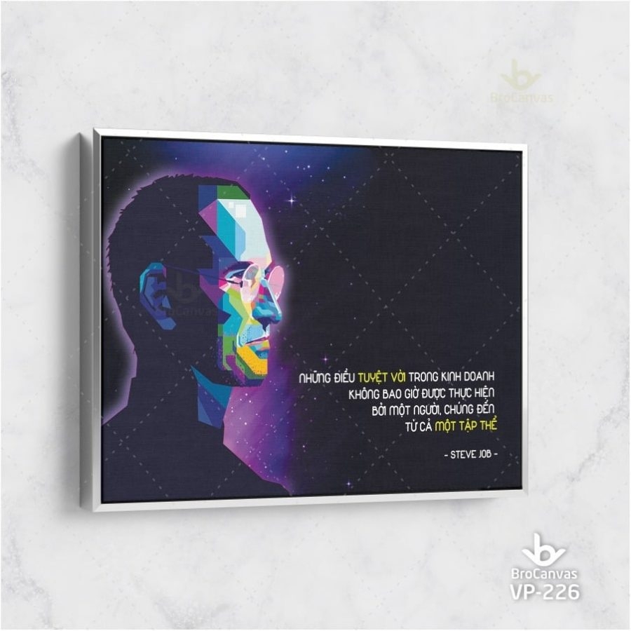 Những Slogan Hay Tạo Sự Khác Biệt 21 Tranh Canvas những điều tuyệt vợi trong kinh doanh VP-226 | Brocanvas.com