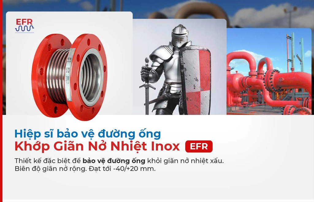 Khớp giãn nở nhiệt inox, ống co giãn nhiêtj inox