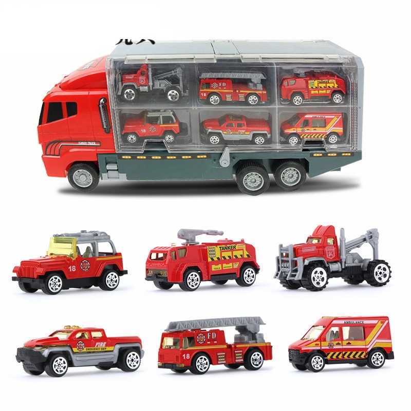 Xe ô tô tải chở hàng đồ chơi trẻ em mô hình tỉ lệ 116  OTOCH