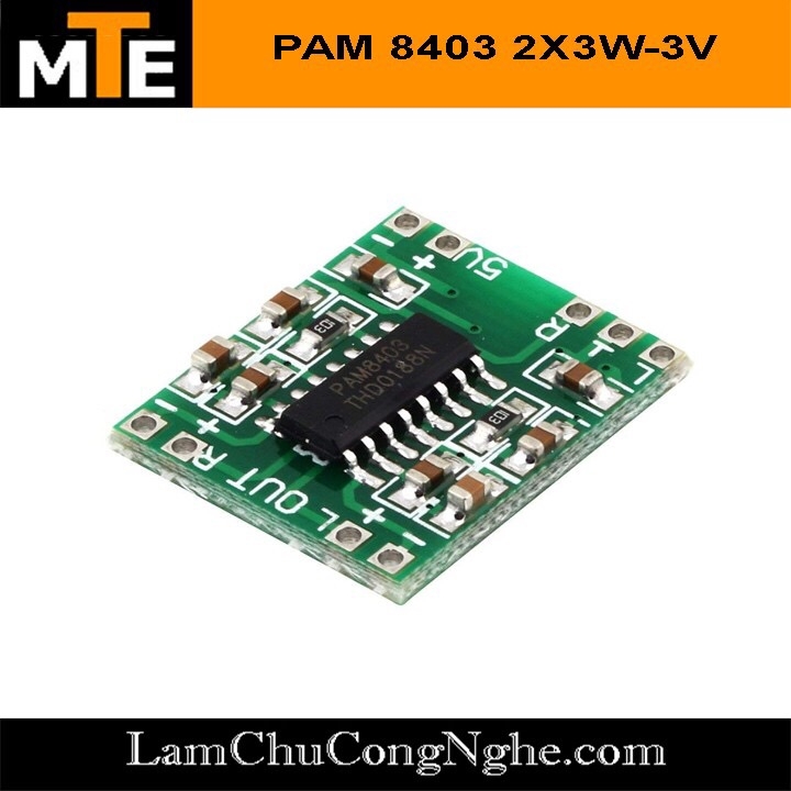 Module khuếch đại âm thanh PAM 8403 6w Hifi Mạch chế loa mini 6w MTE