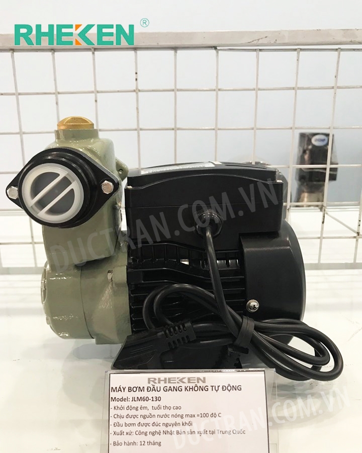 Bơm Rheken đầu gang -  không tự động JLM60-130