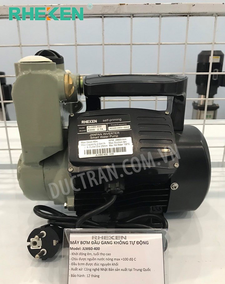 Bơm Rheken đầu gang -  không tự động JLM60-400