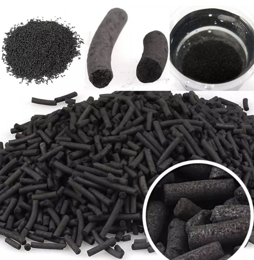 Than hoạt tính dạng viên nén