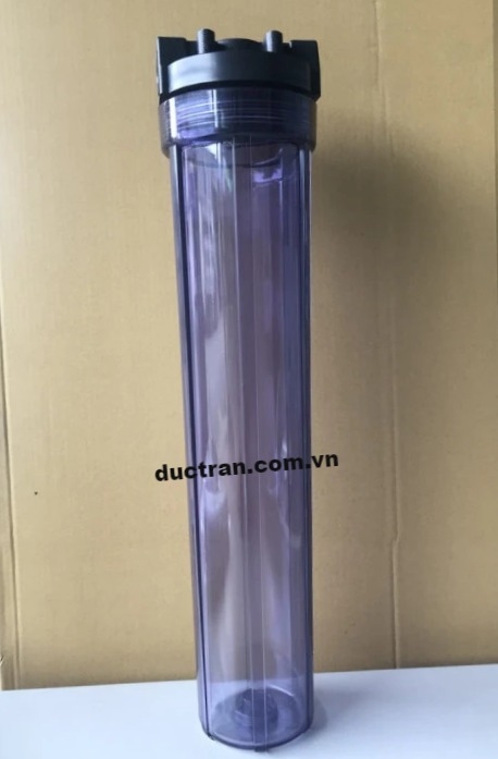 Vỏ bầu lọc 20 inch trong suốt