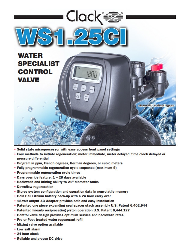 Van tự động Clack WS1.25CI