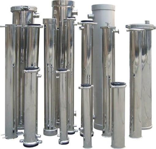 Vỏ RO4040 inox không mối hàn đầu nhựa