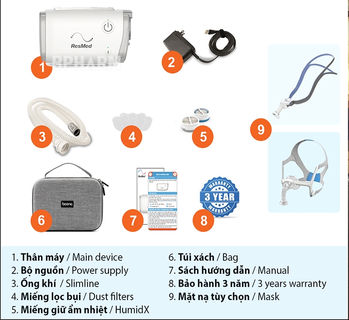 Máy thở CPAP AirMini Autoset