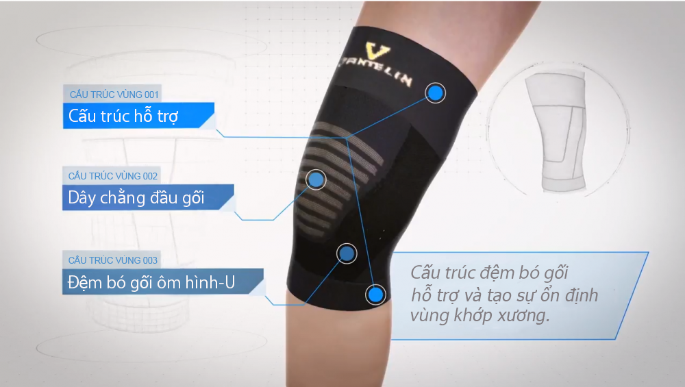 Băng Bảo Vệ Khớp Gối Vantelin