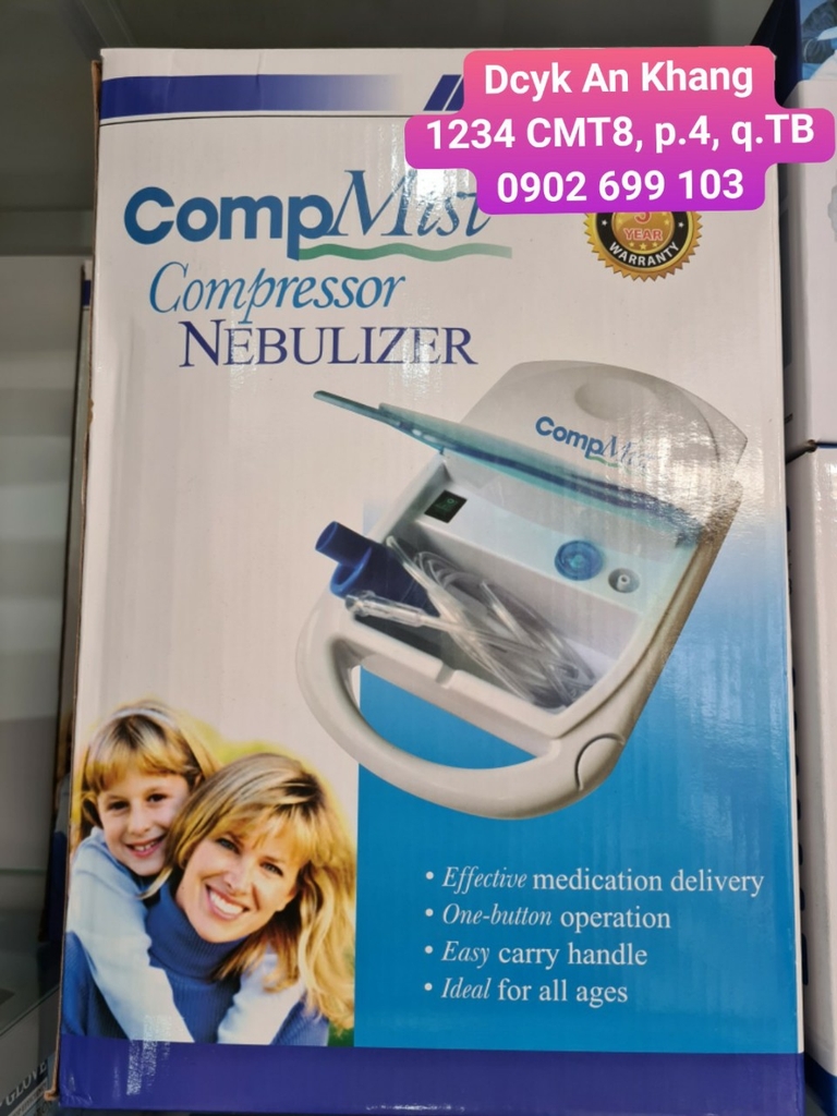 MÁY XÔNG MŨI HỌNG COMPMIST