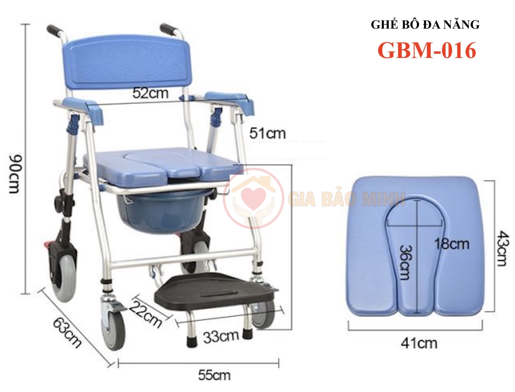 GHẾ BÔ, GHẾ TẮM ĐA NĂNG