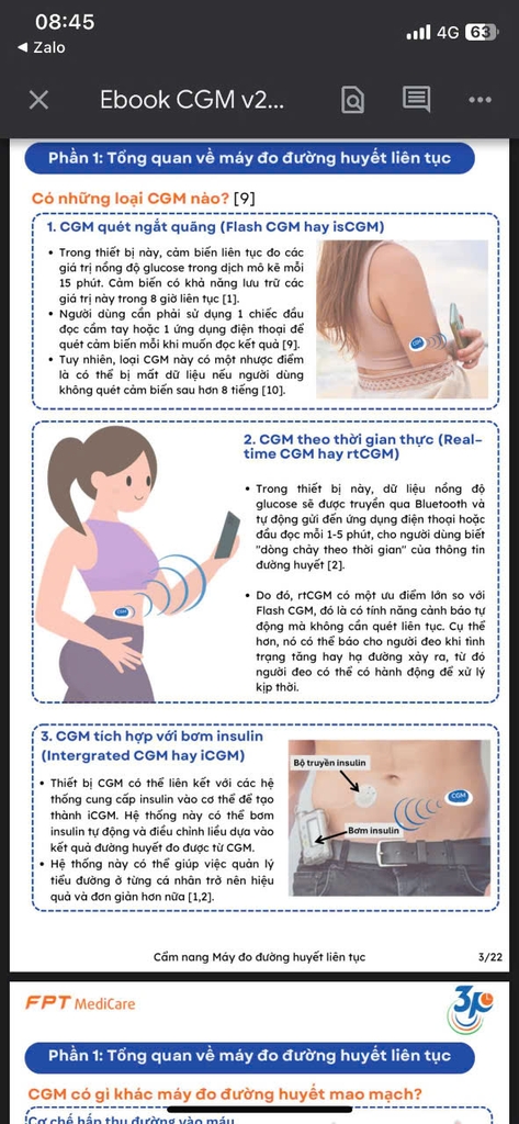 Máy đo đường huyết liên tục