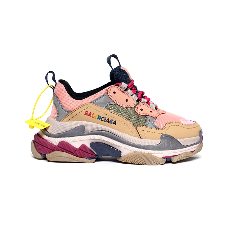 BALENCIAGA TRIPLE S CLEAR SOLE IN PINK SoHo Sneaker