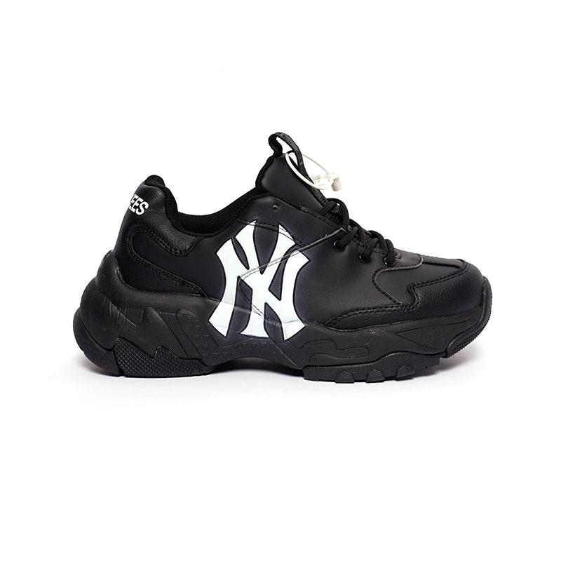 Giày Sneaker MLB Chunky NY Trắng Giày Thể Thao Yankees Chữ Vàng Nam Nữ Da  Bò Đế Độn 2 Lớp Cao Cấp Full Box RealSneaker