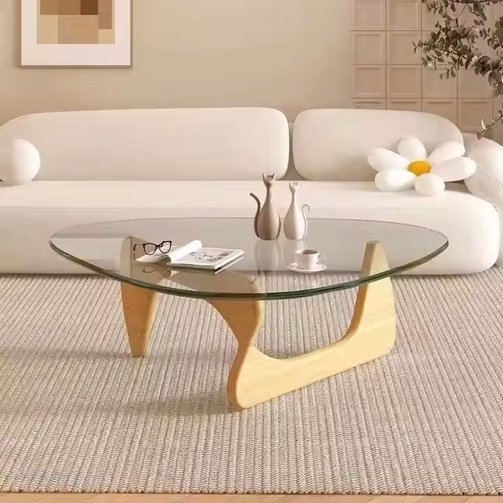 Bàn trà noguchi gỗ sồi mang phong cách nhật bản