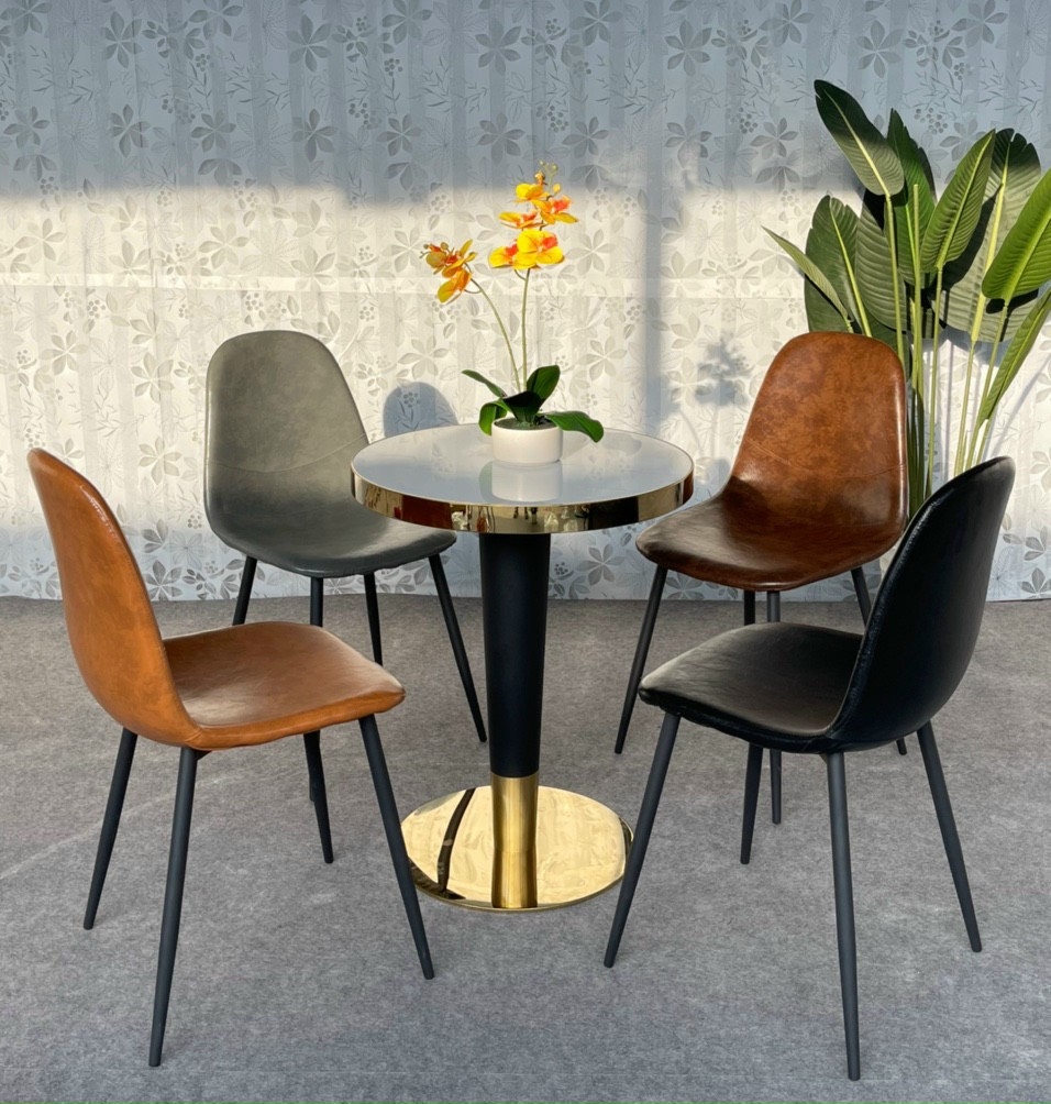 Bàn tròn tulip ghế 6 chỗ ngồi